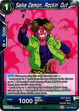 Saike Demon, Rockin' Out (BT5-046) [Miraculous Revival] | Dragon's Lair Comics and Fantasy Houston TX