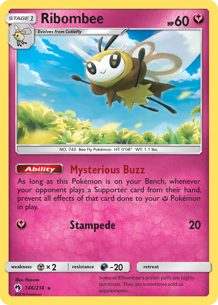 Ribombee (146/214) [Sun & Moon: Lost Thunder] | Dragon's Lair Comics and Fantasy Houston TX