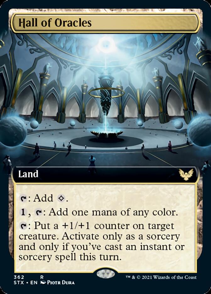 Hall of Oracles (Extended Art) [Strixhaven: School of Mages] | Dragon's Lair Comics and Fantasy Houston TX