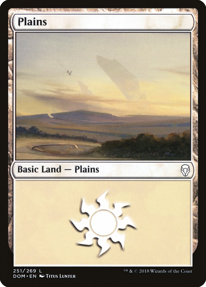 Plains (251) [Dominaria] | Dragon's Lair Comics and Fantasy Houston TX