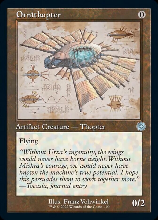 Ornithopter (Retro Schematic) [The Brothers' War Retro Artifacts] | Dragon's Lair Comics and Fantasy Houston TX