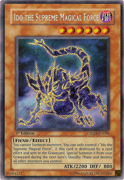 Ido the Supreme Magical Force [CRMS-EN096] Secret Rare | Dragon's Lair Comics and Fantasy Houston TX
