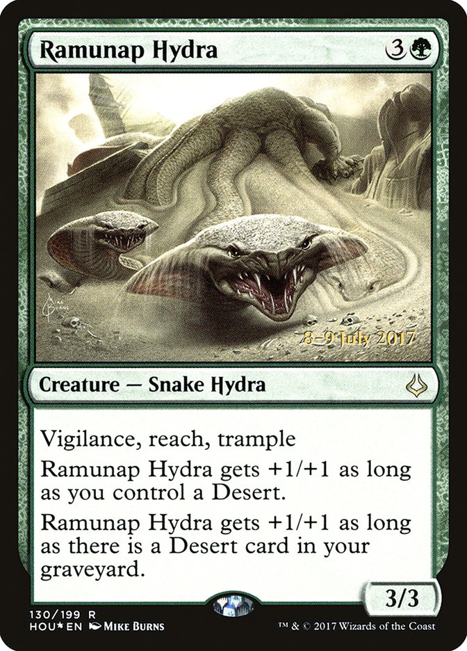 Ramunap Hydra [Hour of Devastation Prerelease Promos] | Dragon's Lair Comics and Fantasy Houston TX