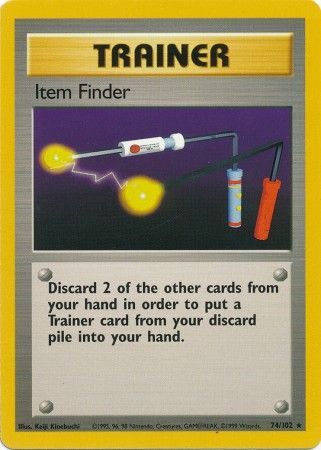 Item Finder (74/102) [Base Set Unlimited] | Dragon's Lair Comics and Fantasy Houston TX