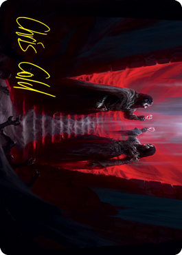 Vampires' Vengeance Art Card (Gold-Stamped Signature) [Innistrad: Crimson Vow Art Series] | Dragon's Lair Comics and Fantasy Houston TX