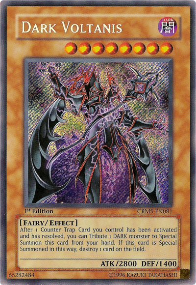 Dark Voltanis [CRMS-EN081] Secret Rare | Dragon's Lair Comics and Fantasy Houston TX