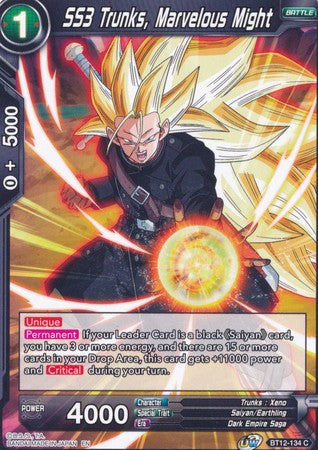 SS3 Trunks, Marvelous Might (BT12-134) [Vicious Rejuvenation] | Dragon's Lair Comics and Fantasy Houston TX