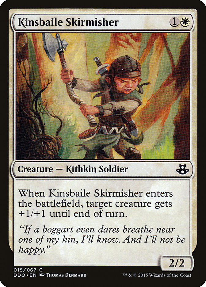 Kinsbaile Skirmisher [Duel Decks: Elspeth vs. Kiora] | Dragon's Lair Comics and Fantasy Houston TX