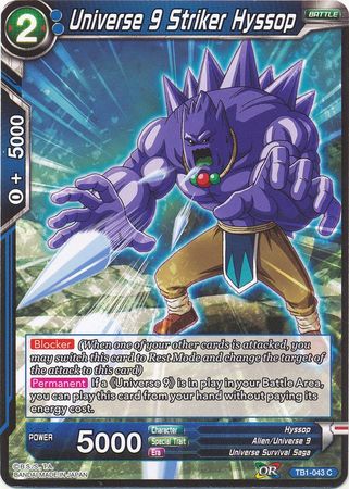 Universe 9 Striker Hyssop (TB1-043) [The Tournament of Power] | Dragon's Lair Comics and Fantasy Houston TX
