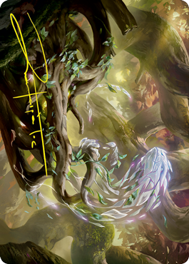 Emergent Sequence Art Card (Gold-Stamped Signature) [Strixhaven: School of Mages Art Series] | Dragon's Lair Comics and Fantasy Houston TX