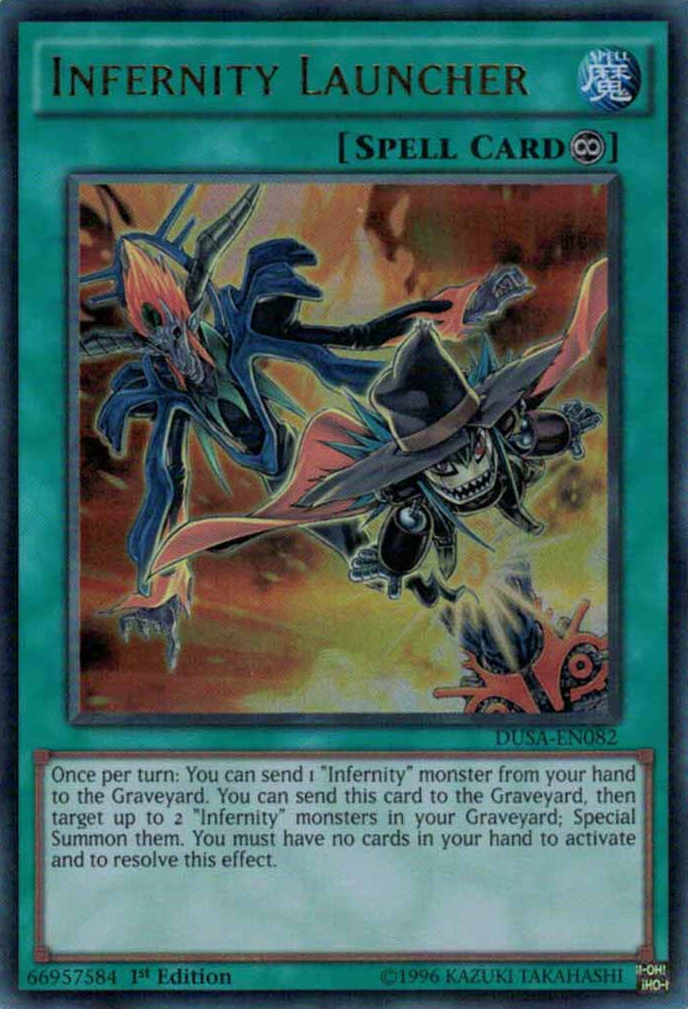 Infernity Launcher [DUSA-EN082] Ultra Rare | Dragon's Lair Comics and Fantasy Houston TX