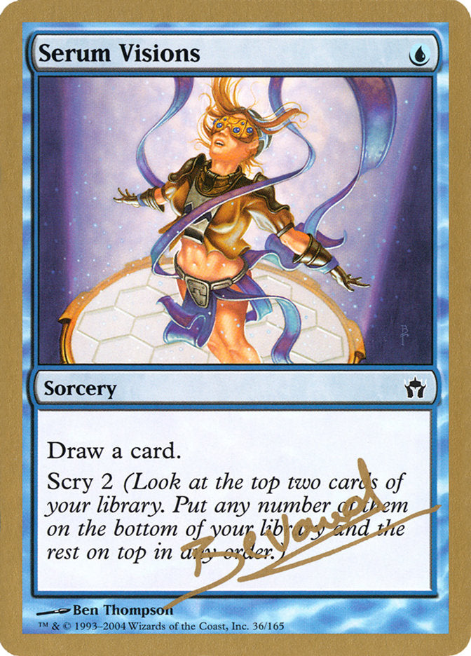Serum Visions (Manuel Bevand) [World Championship Decks 2004] | Dragon's Lair Comics and Fantasy Houston TX