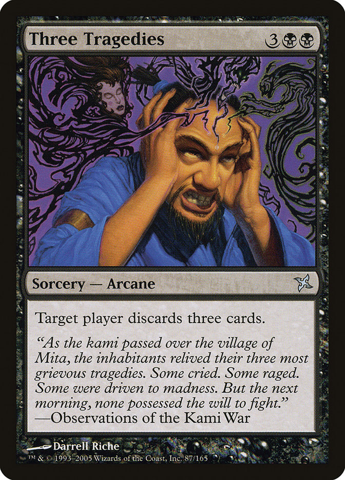 Three Tragedies [Betrayers of Kamigawa] | Dragon's Lair Comics and Fantasy Houston TX
