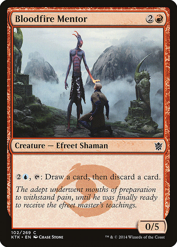 Bloodfire Mentor [Khans of Tarkir] | Dragon's Lair Comics and Fantasy Houston TX