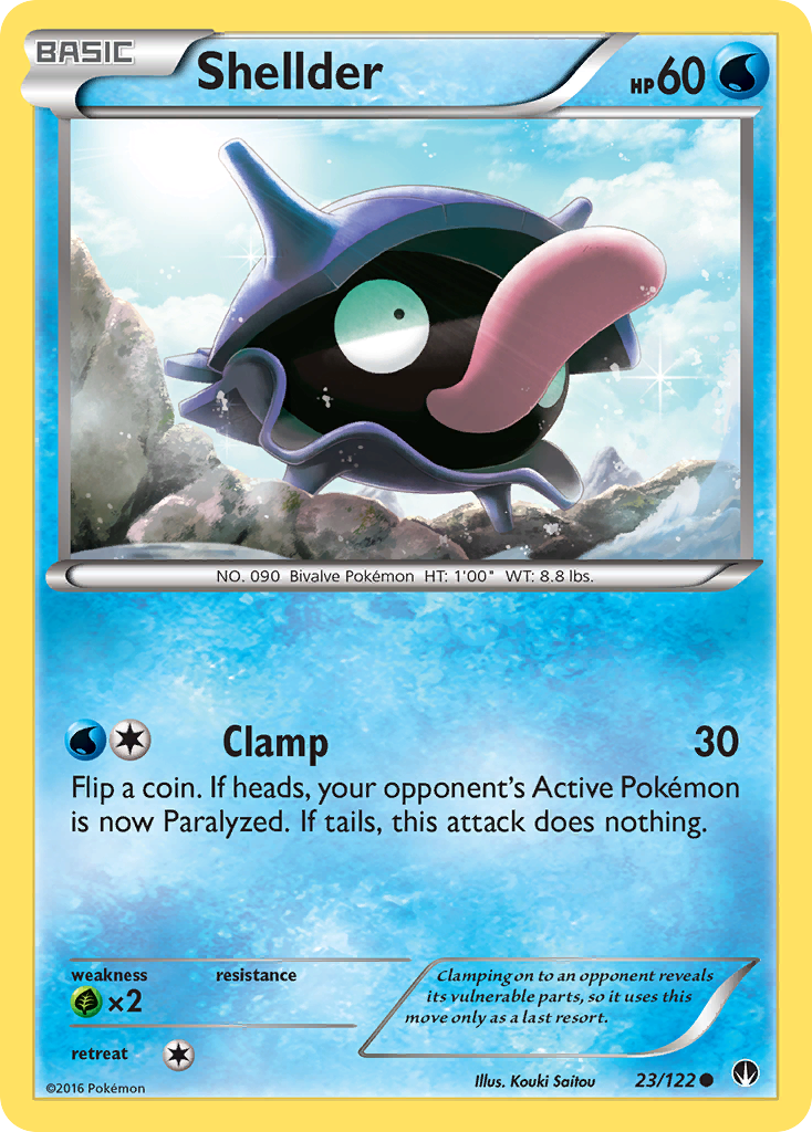 Shellder (23/122) [XY: BREAKpoint] | Dragon's Lair Comics and Fantasy Houston TX