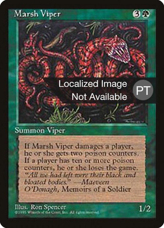 Marsh Viper [Fourth Edition (Foreign Black Border)] | Dragon's Lair Comics and Fantasy Houston TX
