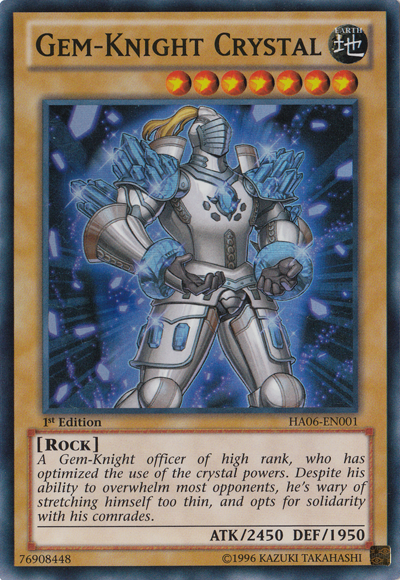 Gem-Knight Crystal [HA06-EN001] Super Rare | Dragon's Lair Comics and Fantasy Houston TX