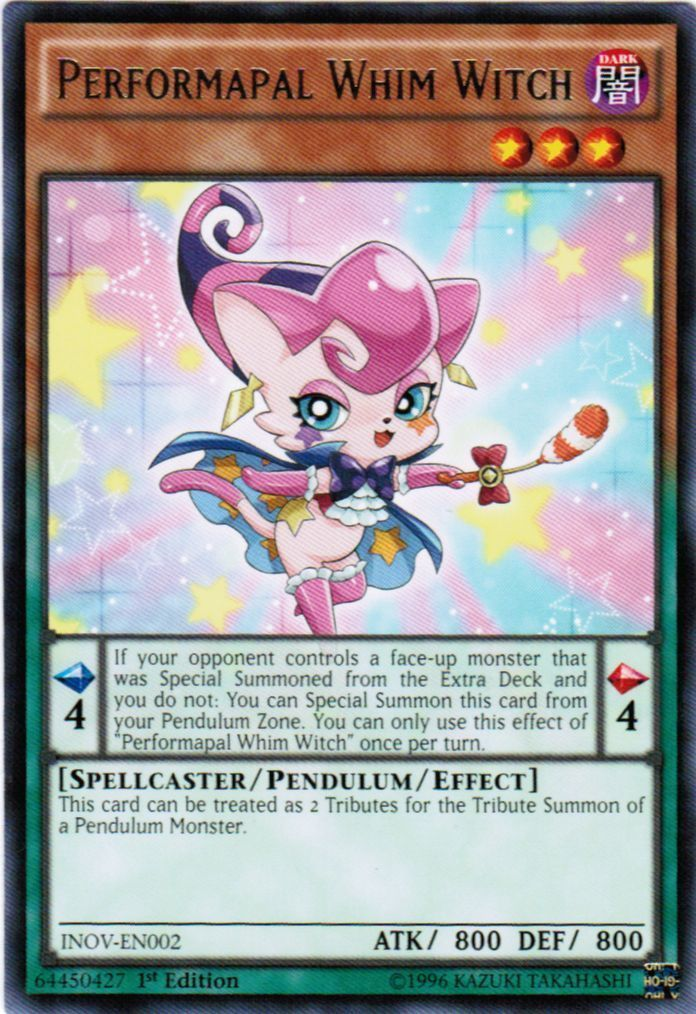 Performapal Whim Witch [INOV-EN002] Rare | Dragon's Lair Comics and Fantasy Houston TX