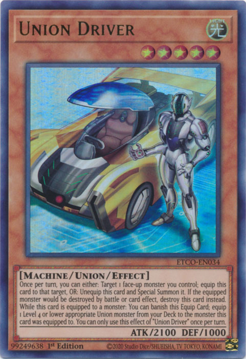 Union Driver [ETCO-EN034] Ultra Rare | Dragon's Lair Comics and Fantasy Houston TX