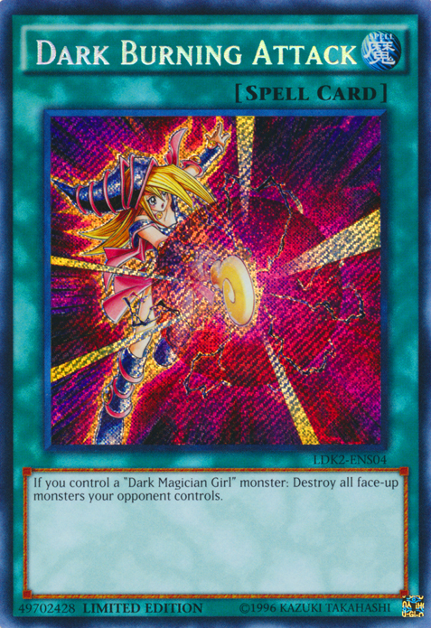 Dark Burning Attack [LDK2-ENS04] Secret Rare | Dragon's Lair Comics and Fantasy Houston TX