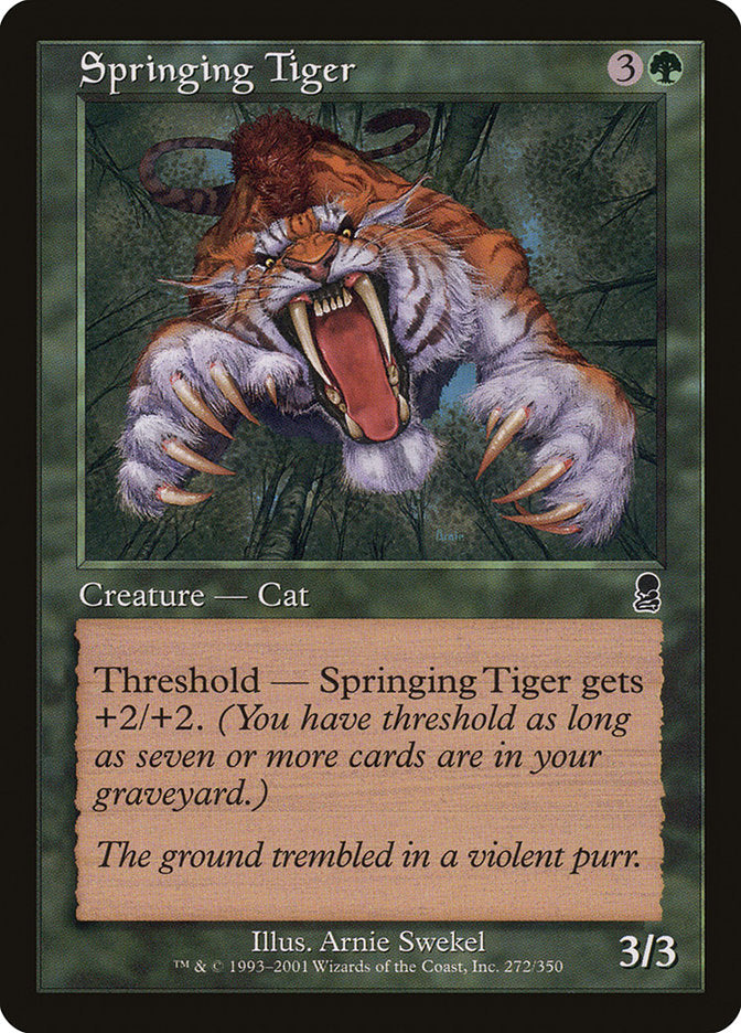 Springing Tiger [Odyssey] | Dragon's Lair Comics and Fantasy Houston TX