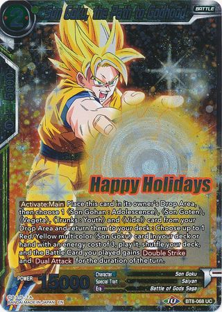 Son Goku, the Path to Godhood (Gift Box 2019) (BT8-068) [Promotion Cards] | Dragon's Lair Comics and Fantasy Houston TX