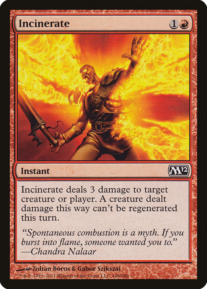 Incinerate [Magic 2012] | Dragon's Lair Comics and Fantasy Houston TX