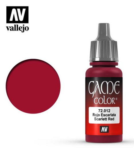 Vallejo Scarlet Red Game Color | Dragon's Lair Comics and Fantasy Houston TX