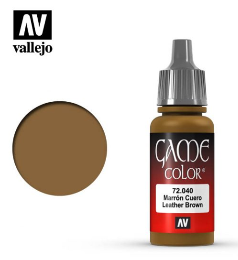 Vallejo Leather Brown Game Color | Dragon's Lair Comics and Fantasy Houston TX