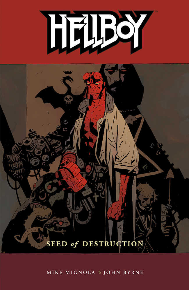 Hellboy TPB Volume 01 Seed Of Destruction (New Printing) (Aug128257) | Dragon's Lair Comics and Fantasy Houston TX