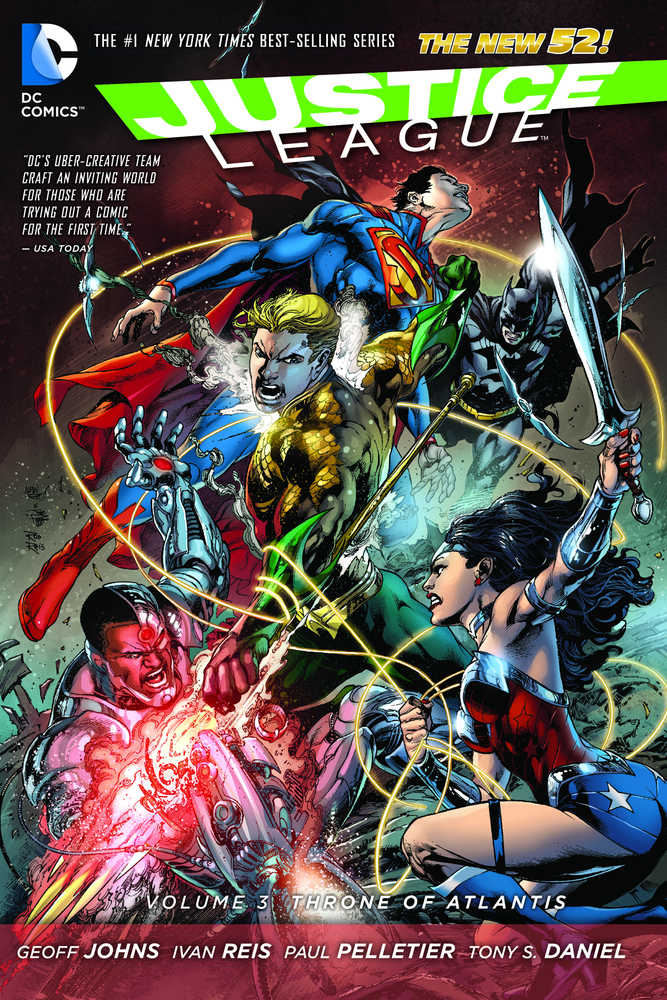 JUSTICE LEAGUE TP VOL 3 THRONE OF ATLANTIS (N52) | Dragon's Lair Comics and Fantasy Houston TX
