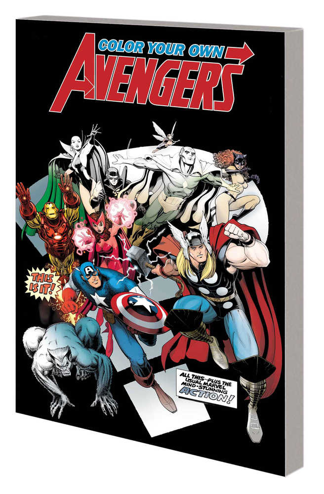 COLOR YOUR OWN AVENGERS 2 TP | Odin's Place