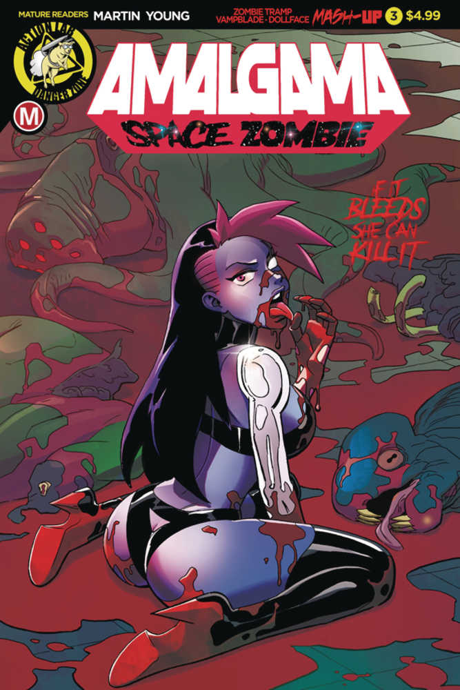 Amalgama Space Zombie #3 Cover A Young (Mature) | Dragon's Lair Comics and Fantasy Houston TX