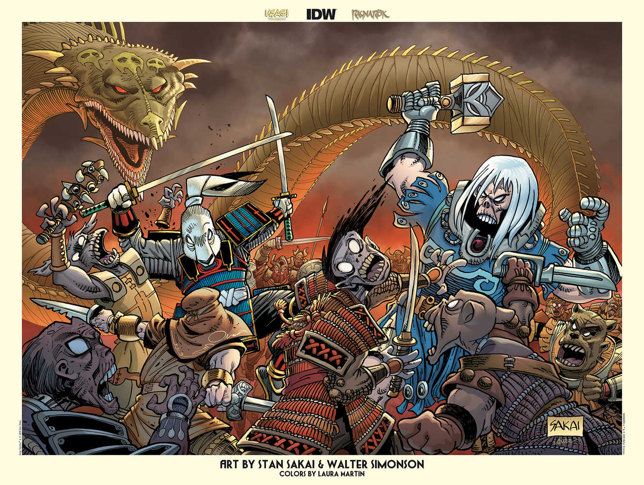 USAGI YOJIMBO RAGNAROK JAM POSTER SGN | Odin's Place