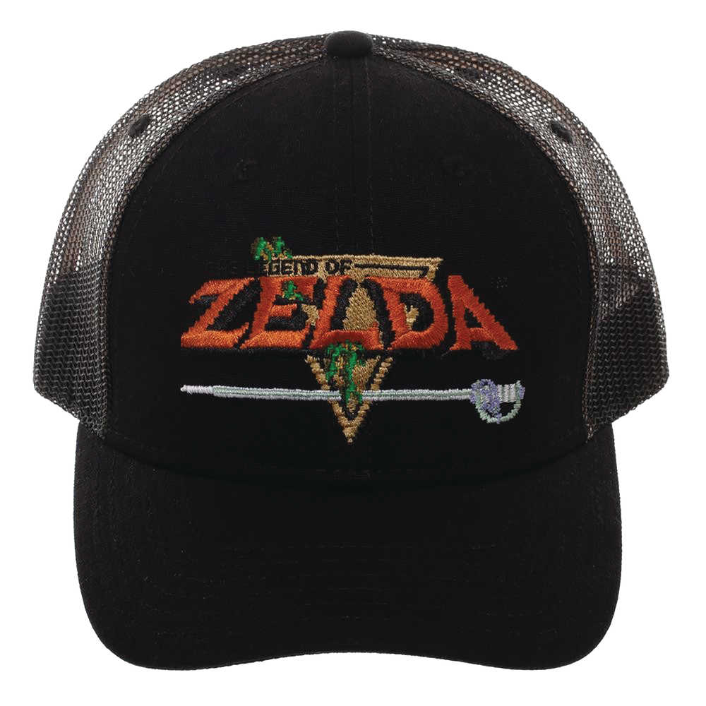 LEGEND OF ZELDA PRECURVED TRUCKER CAP | Odin's Place