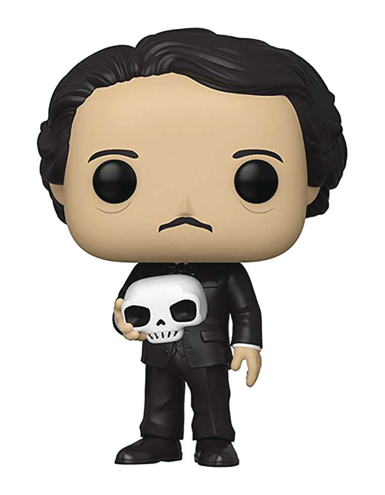 Pop Icons Edgar Allan Poe with Skull Vinyl Figure | Dragon's Lair Comics and Fantasy Houston TX