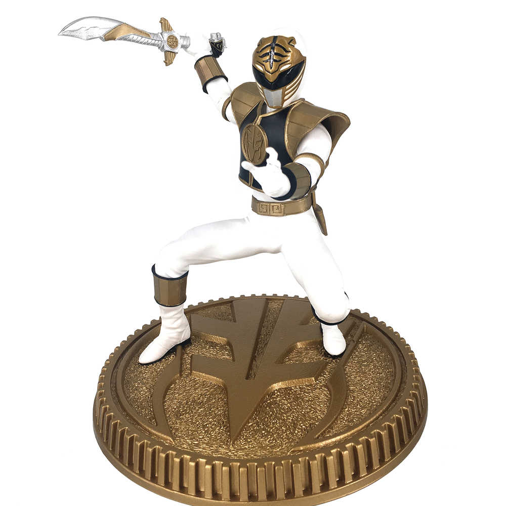 Power Rangers White Ranger 1:8 Scale PVC Statue | Odin's Place