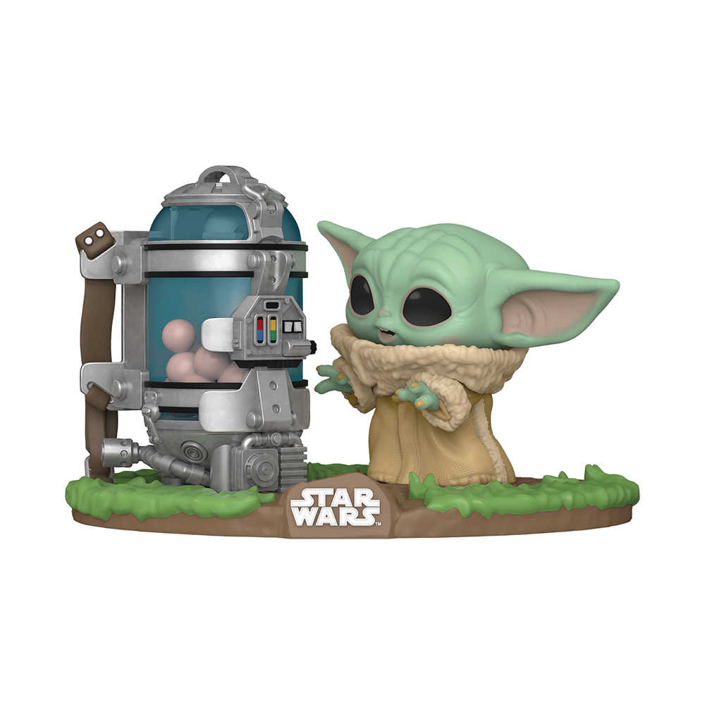 Pop Deluxe Mandalorian Child with Canister Vinyl Figure | Odin's Place