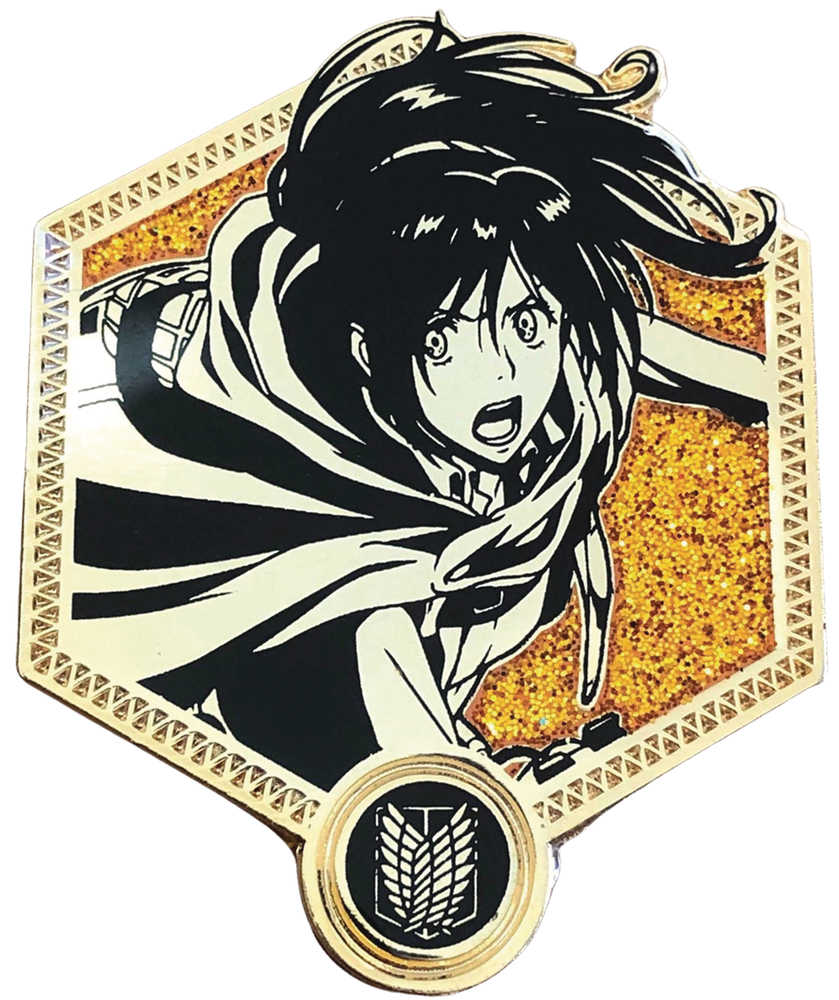 Attack On Titan Sasha Braus Golden Series Enamel Pin  | Dragon's Lair Comics and Fantasy Houston TX