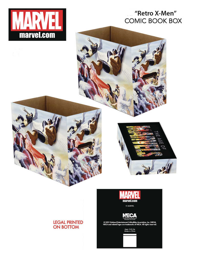 Marvel Retro X-Men Short Comic Storage Box | Dragon's Lair Comics and Fantasy Houston TX