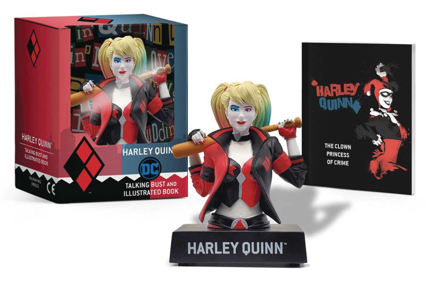 Harley Quinn Talking Figure & Illustrated Book Kit | Dragon's Lair Comics and Fantasy Houston TX