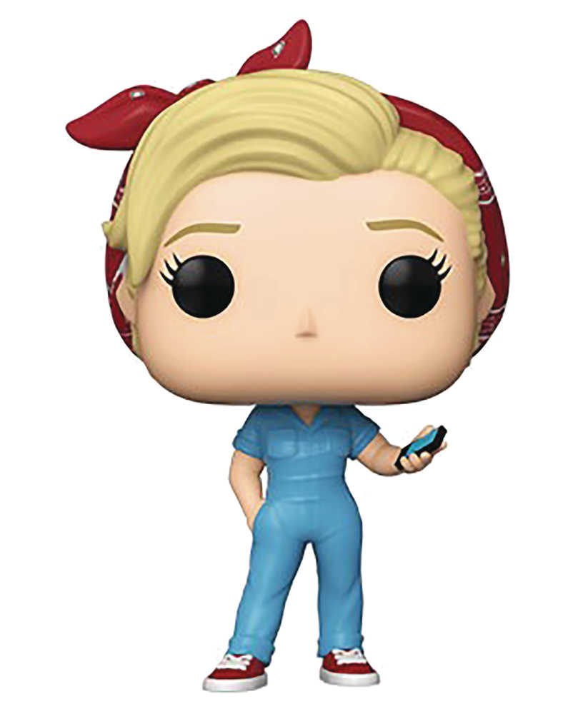 Pop TV Parks & Rec Leslie The Riveter Vinyl Figure | Odin's Place