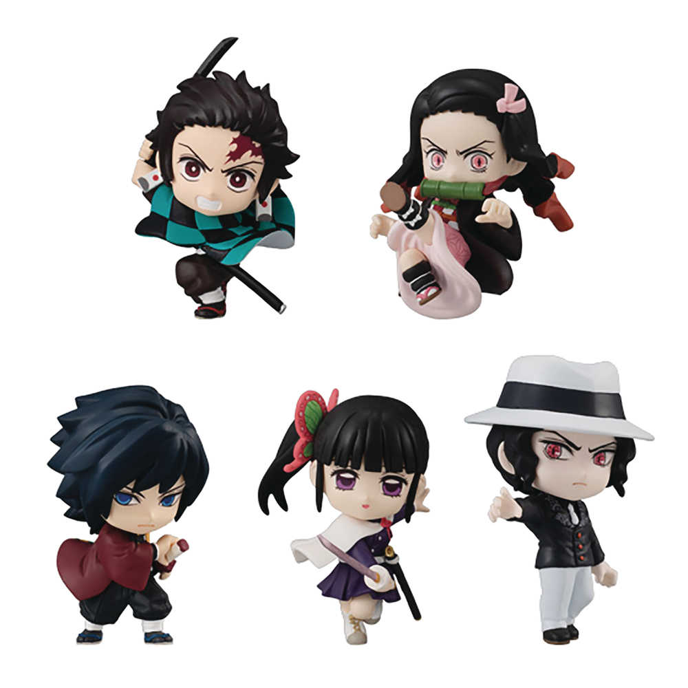 Demon Slayer Kimetsu Adverge Motion 3 5pc Mini Figure Set | Dragon's Lair Comics and Fantasy Houston TX