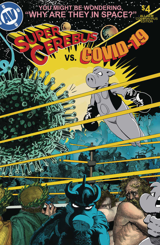 Super Cerebus vs Covid 19 One Shot | Odin's Place