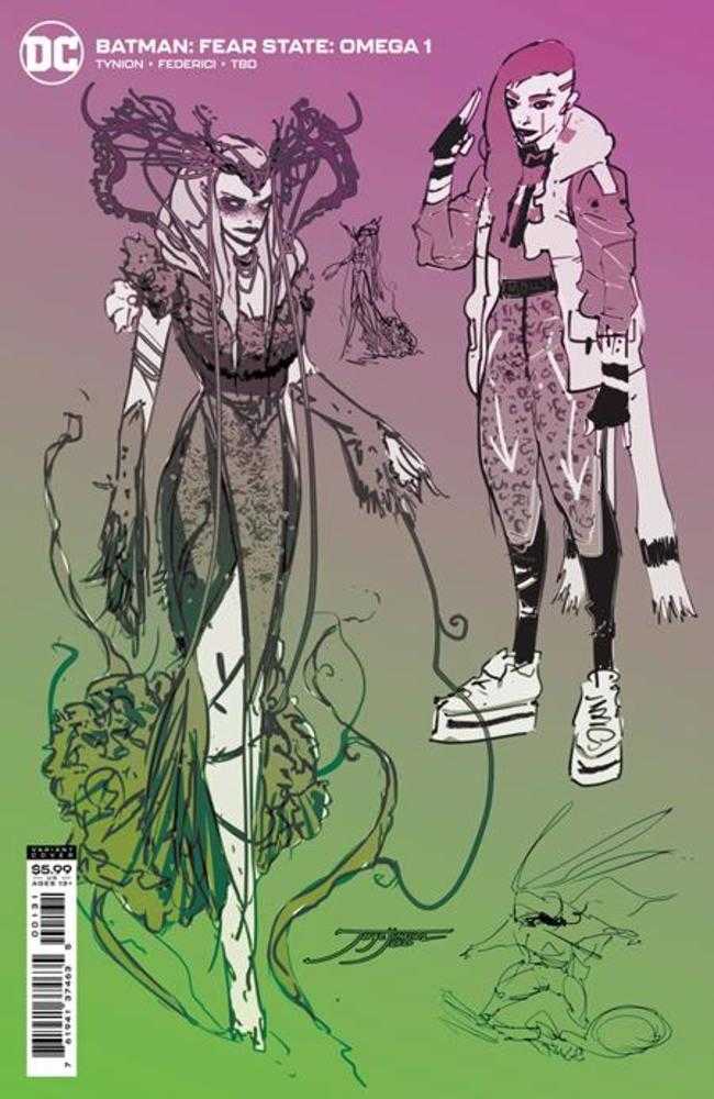 Batman Fear State Omega #1 (One Shot) Cover C 1 in 25 Jorge Jimenez Card Stock Variant | Dragon's Lair Comics and Fantasy Houston TX