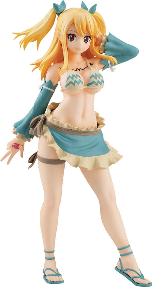 Fairy Tail Final Pop Up Parade Lucy Heartfilia PVC Figure Aqua | Dragon's Lair Comics and Fantasy Houston TX