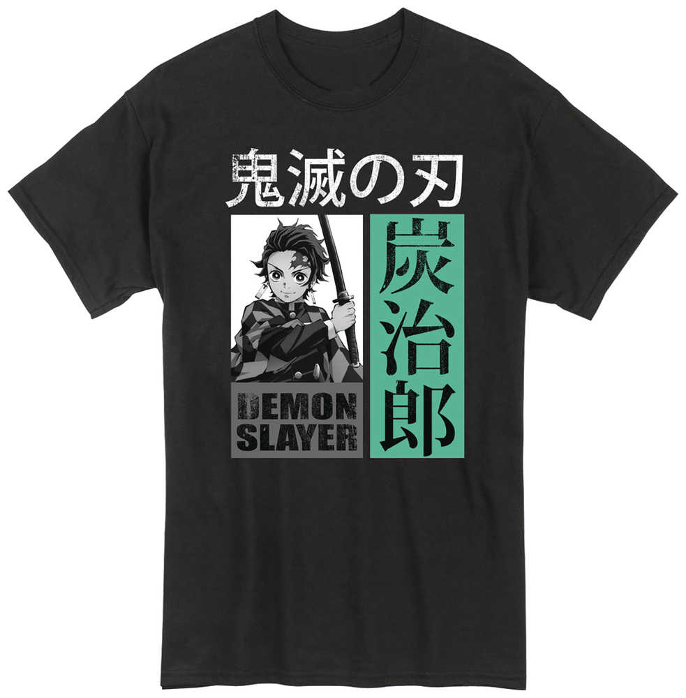 Demon Slayer Tanjiro Blk T-Shirt XXL | Dragon's Lair Comics and Fantasy Houston TX