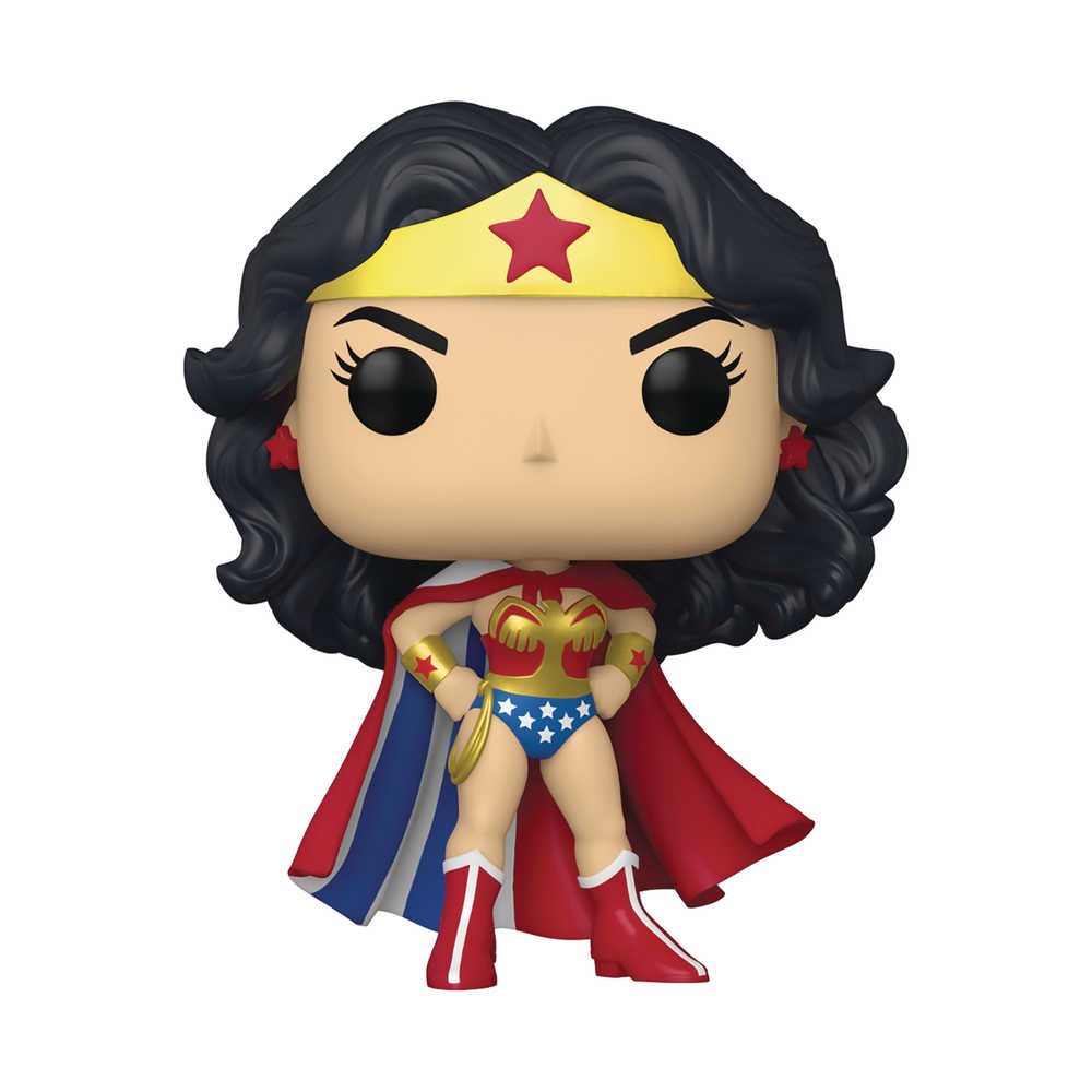 Pop Heros Wonder Woman 80th Classic with Cape Wonder Woman Figure | Dragon's Lair Comics and Fantasy Houston TX