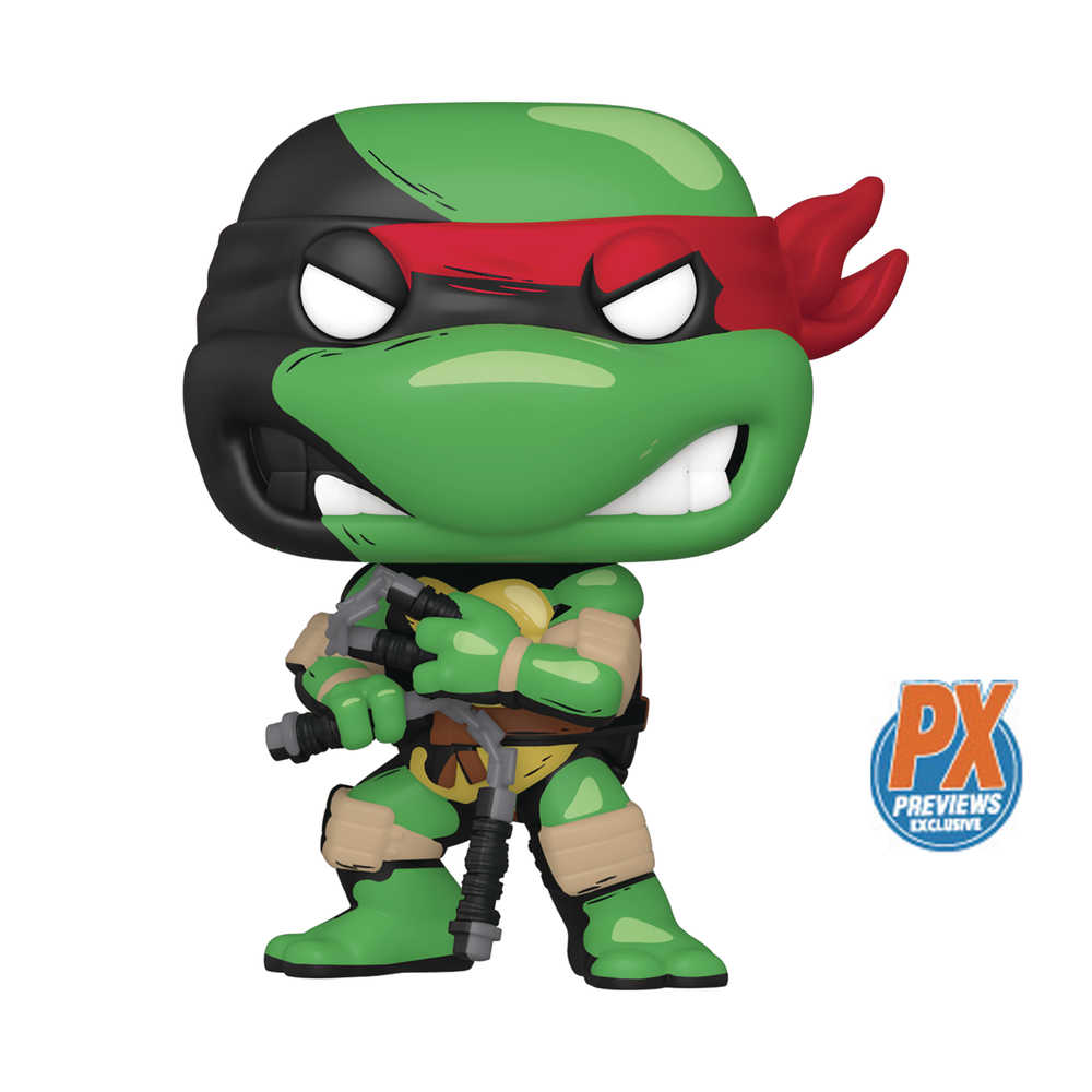 Pop Comics Teenage Mutant Ninja Turtles Michelangelo Previews Exclusive Vinyl Figure W/Black & White Chase | Dragon's Lair Comics and Fantasy Houston TX