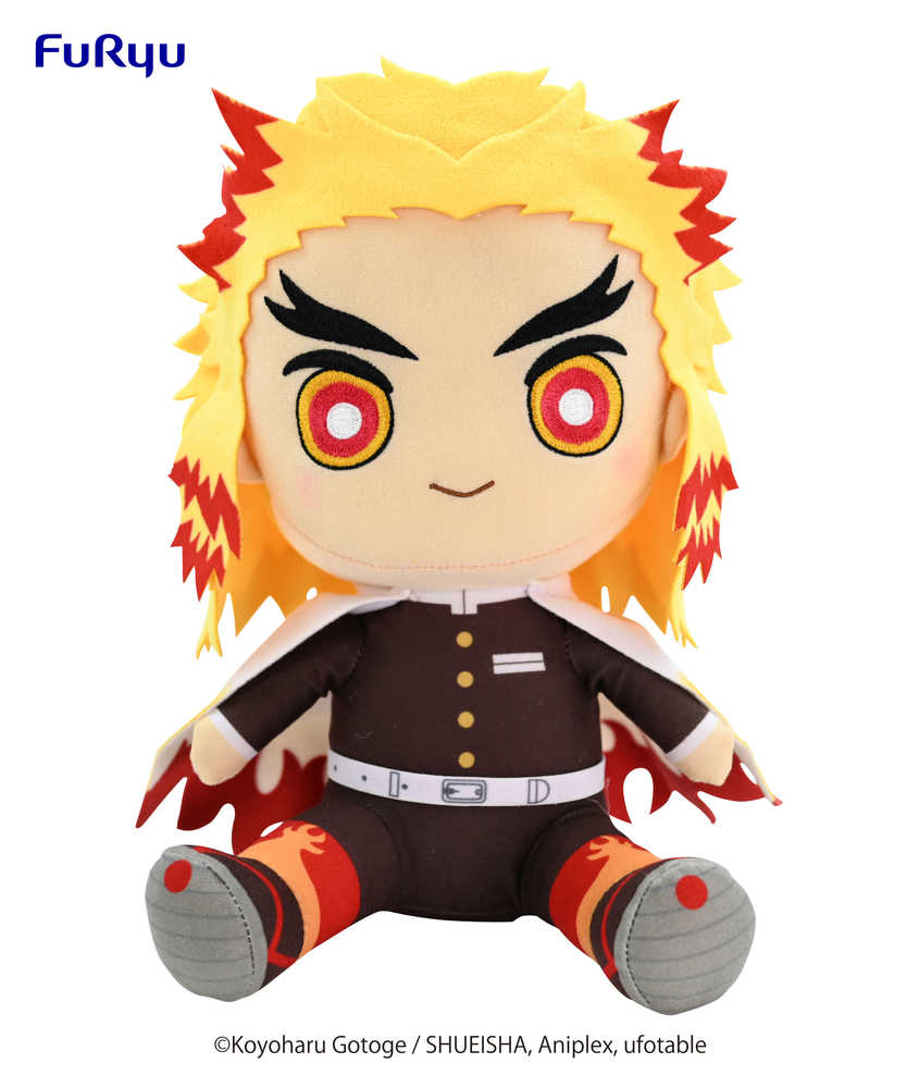 Demon Slayer Kimetsu Kyojuro Rengoku Big Plush Toy | Dragon's Lair Comics and Fantasy Houston TX